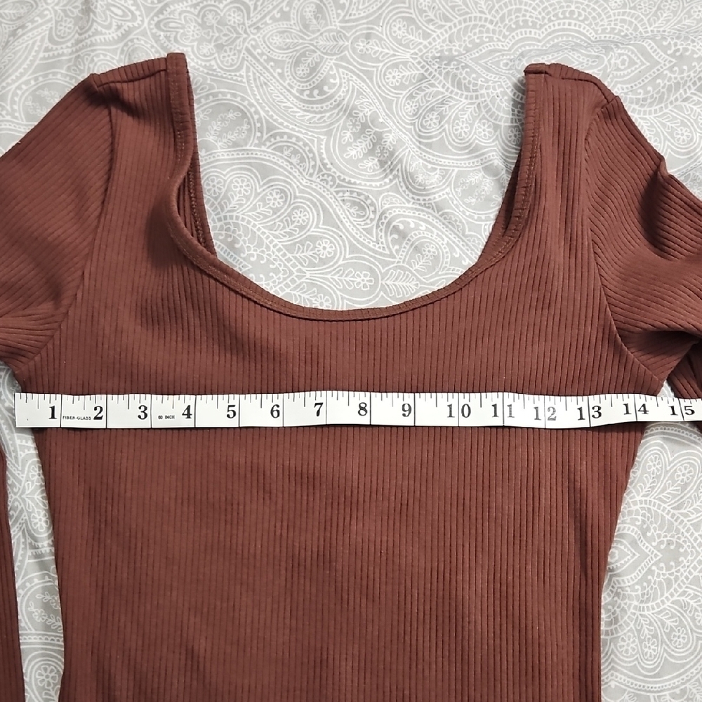 PINK Victoria's Secret Chocolate Brown Bodysuit - Picture 8 of 11
